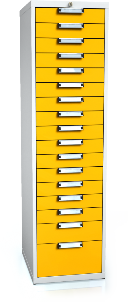 Unterbaublöcke UNI für Werkbänke 1773 x 480 x 600 - 17x Schubladen